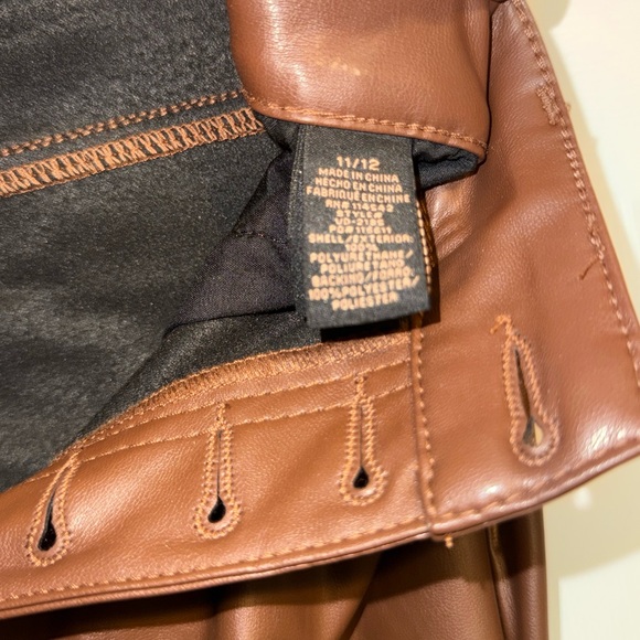 Brown leather pants - Picture 4 of 5